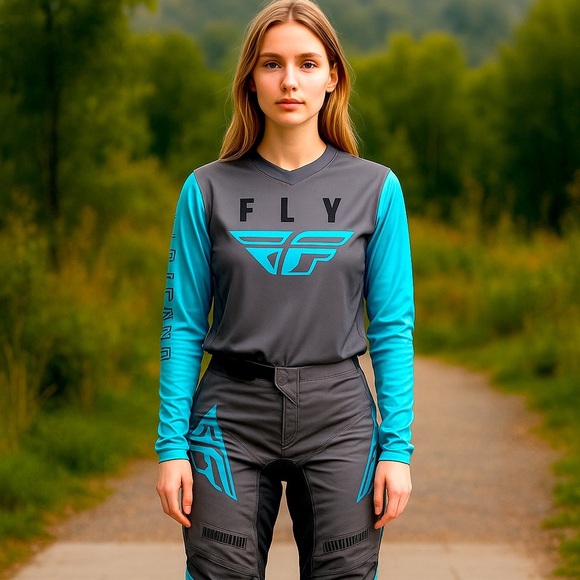 NWT Women’s Fly Racing Complete Moto Gear Set Jersey and Pants Brand New F16 - Picture 10 of 10